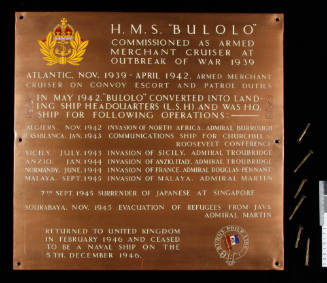 The service of MV BULOLO in WWII as HMS BULOLO