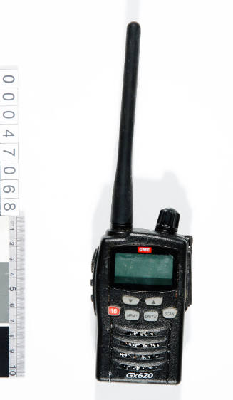 GME Handheld VHF radio used on LOT 41