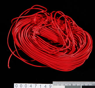 Red coated 15 amp tinned copper wire taken on board LOT 41