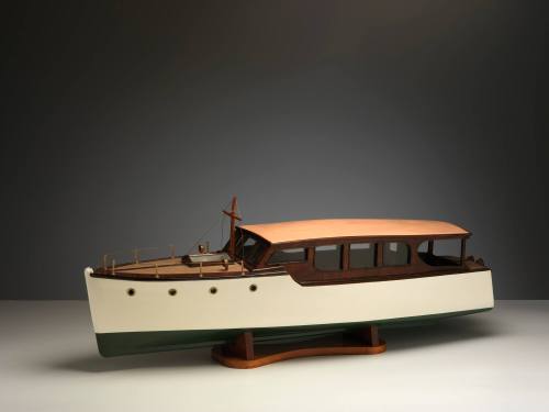 Model of Halvorsen-built  motor cruiser