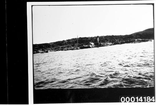 The wrecked SS PAPPINBARRA near Port Stephens