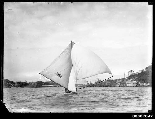 10-footer CORNSTALK sailing on Sydney Harbour