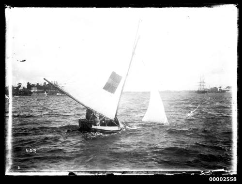 6-footer sailing on Sydney Harbour
