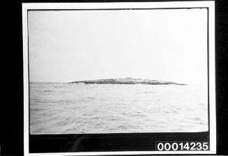 Low lying island off North Coast of NSW