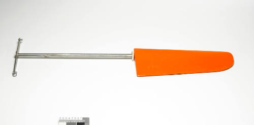 Spare orange rudder carried on LOT 41