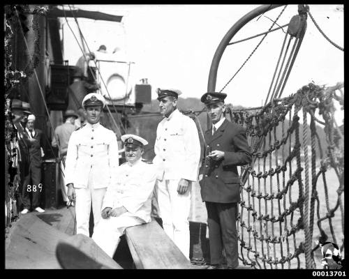Pittwater Regatta committee members onboard ARCHER during the 1925 regatta