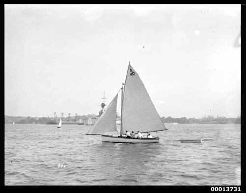 Amateur class yacht, A40, sailing on Sydney Harbour