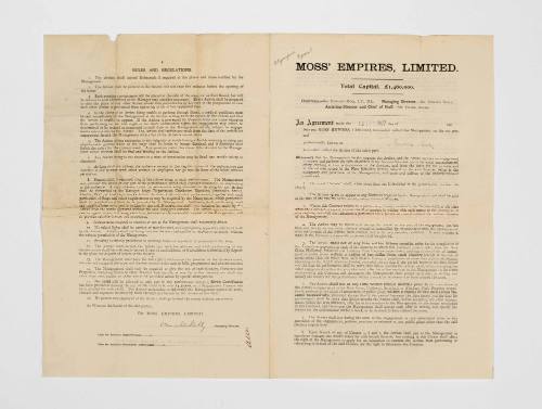 Collection of business related papers belonging to Beatrice Kerr