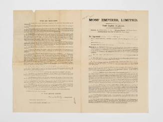 Collection of business related papers belonging to Beatrice Kerr