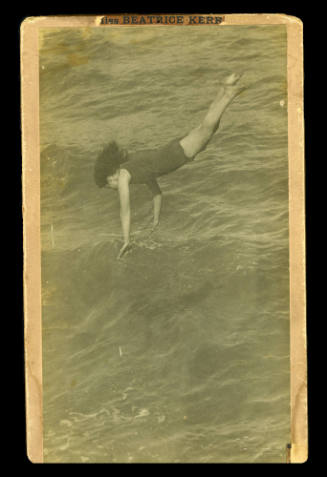 Beatrice Kerr diving into the ocean