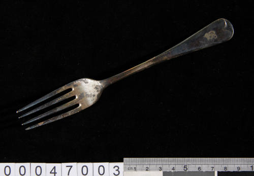 Silver plated fork