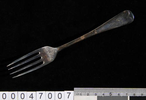 Silver plated fork