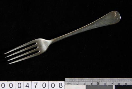 Silver plated fork