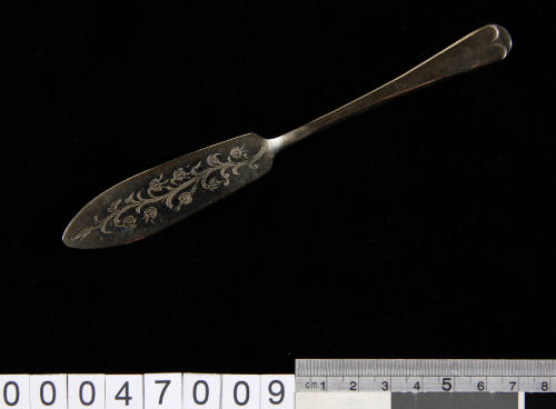 Silver plated butter knife