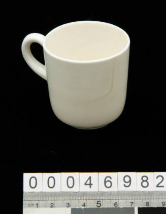 White porcelain teacup