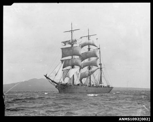 Three-masted barque, possibly ROTHESAY BAY