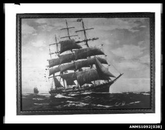 Barque at sea