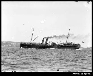 Paddle steamer NEWCASTLE, Sydney Harbour