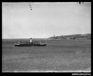 Sydney ferry BINNGARRA under steam on Sydney Harbour