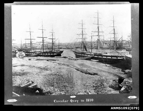 Circular Quay in 1870