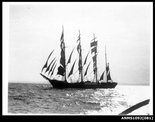 Four-masted barque PAMIR at sea