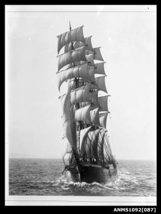 Four-masted barque PAMIR at sea