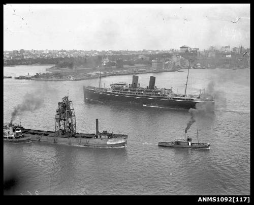 MUSCOOTA and coal hoist, Sydney Harbour