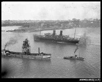 MUSCOOTA and coal hoist, Sydney Harbour