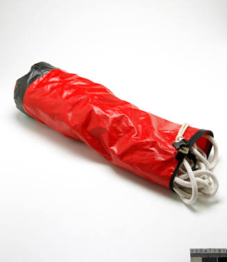 This red dry bag was taken on board LOT 41