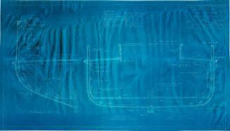 Section plan of the cargo vessel DAVARA