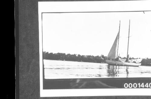 Yacht SIRIUS beached on a Sydney shore