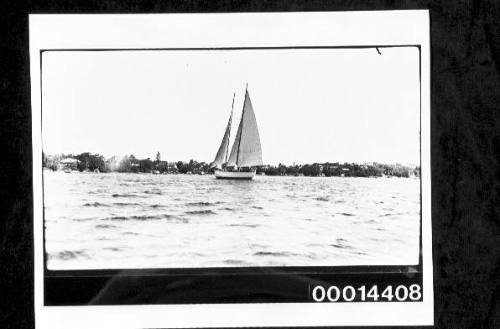 Yacht SIRIUS under sail in Sydney Harbour