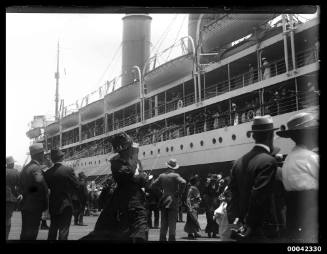 Departure of RMS ORVIETO for London on Saturday 27 December 1919 at noon