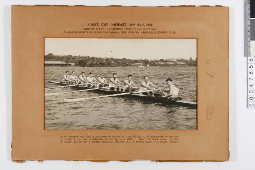 King's Cup - Hobart, 24 April 1948, won by New South Wales