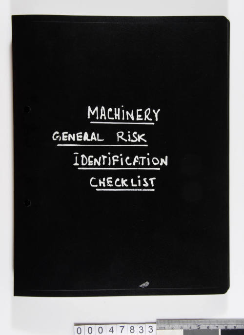 Machinery General Risk identification Checklist