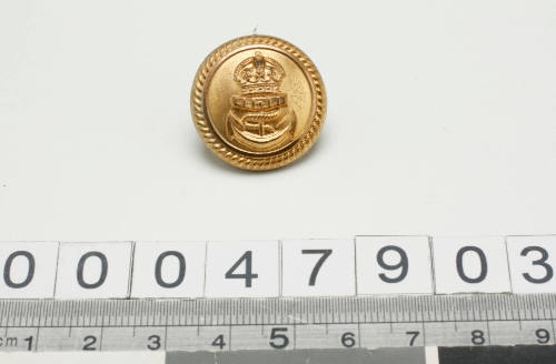 RAN officer's uniform button