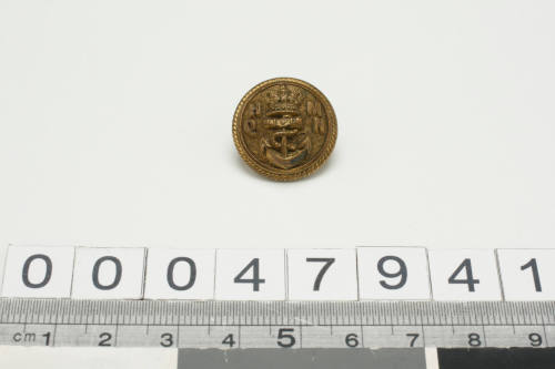 HM Queensland Navy officer's uniform button