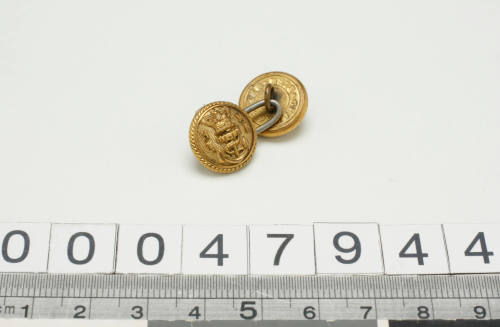 HM Queensland Navy officer's uniform cufflink