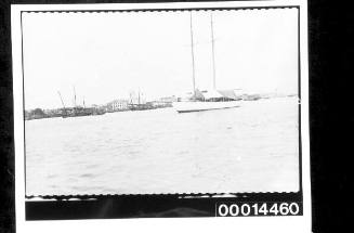 George Town Harbour at Penang Island, Malaya