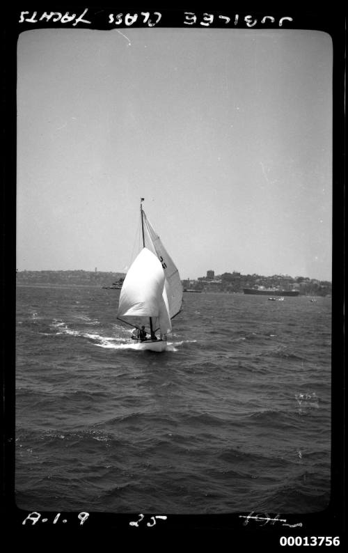 Jubilee Class yacht J41 sailing on Sydney Harbour