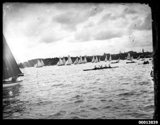Start of the Intercolonial Boat Race, Sydney Harbour