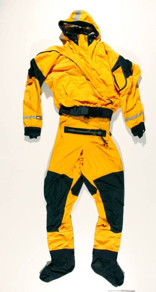 Kokatat GORE-TEX drysuit worn by Justin Jones on board LOT 41