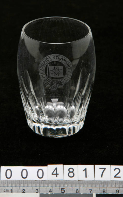 The Adelaide Steamship Company Limited : glass tumbler