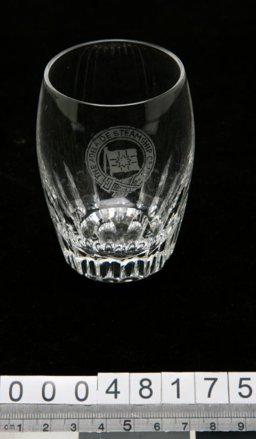 The Adelaide Steamship Company Limited : glass tumbler