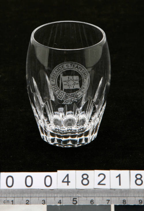 The Adelaide Steamship Company Limited : glass tumbler