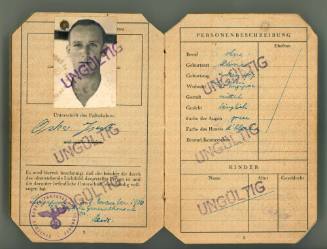 German passport issued to Oskar Speck
