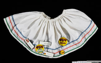 Clown suit collar worn by Harold Tanner (Poncho)