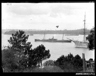 DRUMALIS and SS SHAFTESBURY in Sydney Harbour