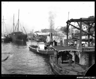 Dockyard, possibly Balmain, Sydney Harbour