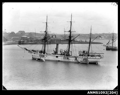 SMS MÖWE in Farm Cove, Sydney Harbour